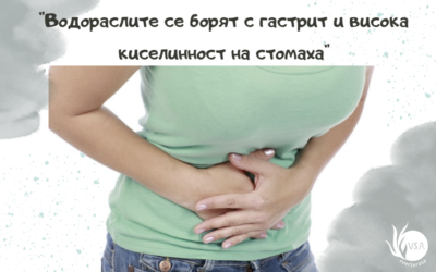 Водораслите се борят с гастрит и висока киселинност на стомаха