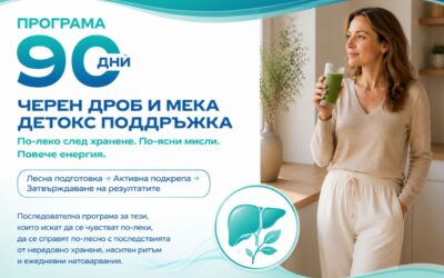 90-дневна програма за черен дроб и мека детокс подкрепа